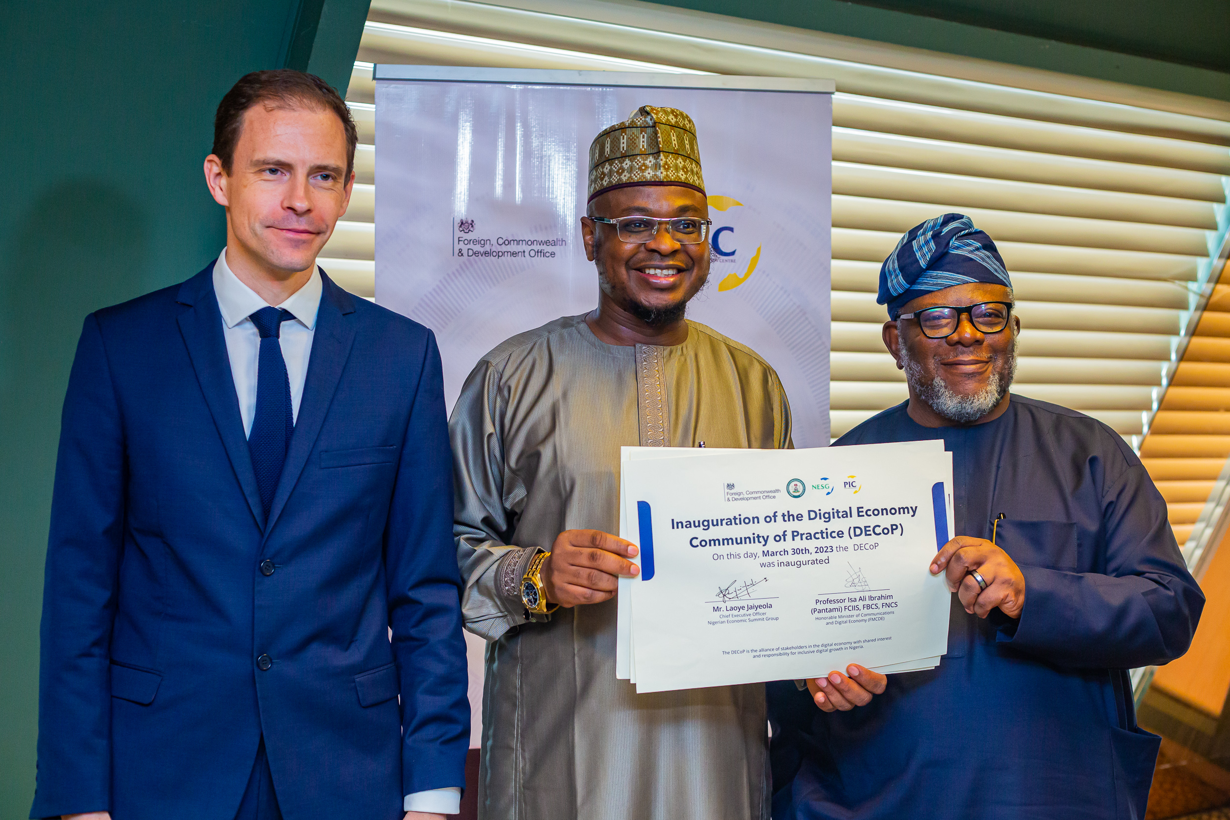 PIC, FCDO Align to Inaugurate Community of Practice for Nigeria’s Digital Economy